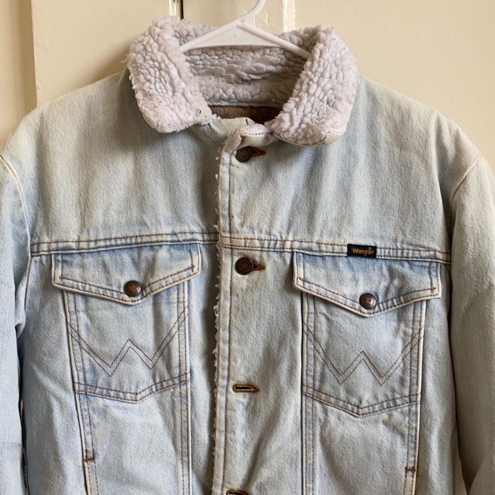 VINTAGE SHERPA LINED Wrangler jacket